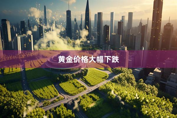 黄金价格大幅下跌