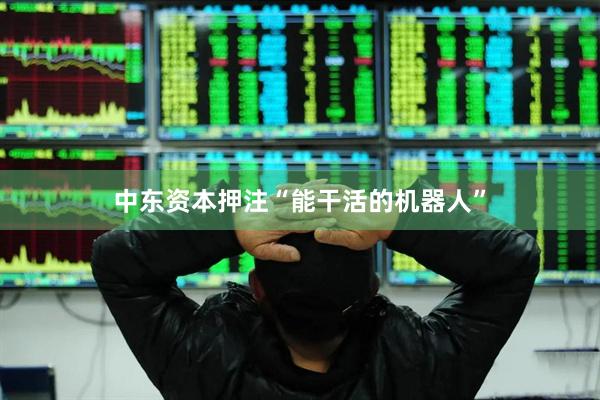 中东资本押注“能干活的机器人”